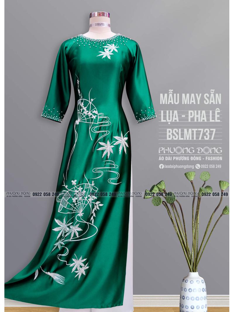 Áo Dài Bà Sui Lụa Thêu Kết Pha Lê BSLMT737